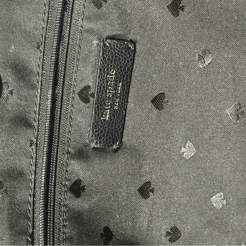 Kate Spade Black Tote Sleek Structured Design - Picture 3 of 4